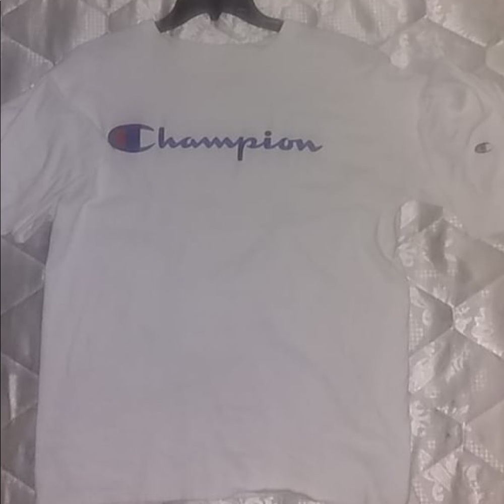 White champion long sleeve